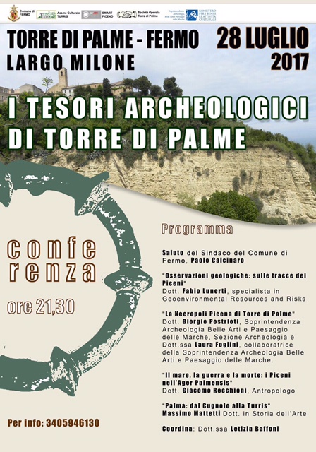 I TESORI ARCHEOLOGICI DI TORRE DI PALME (FM) - CONFERENZA